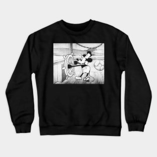 Mickey Mouse Steamboat Willie Crewneck Sweatshirt